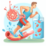 Risiko von Wasseransammlungen durch Clomiphene citrate im Sport.