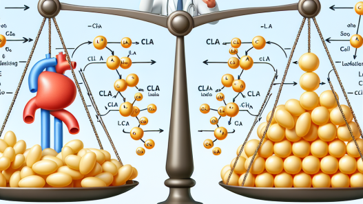 Unterstützung bei der Regulierung des Cholesterinspiegels durch CLA.