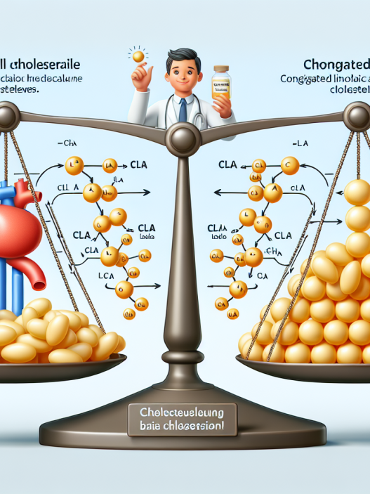 Unterstützung bei der Regulierung des Cholesterinspiegels durch CLA.