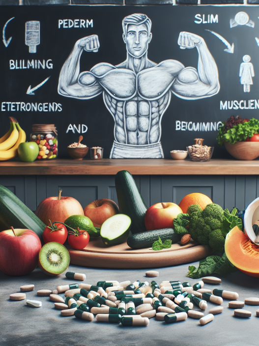 Schlank und muskulös werden: Ernährung und Östrogenblocker im Einklang